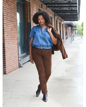 Lee Jeans Womens Legendary Corduroy Straight Pants Plus Size - Multicolor