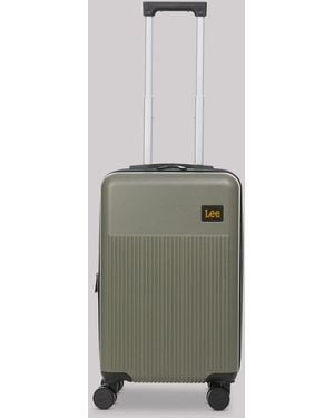 Lee Jeans 21 Inch Hard Side Carry On Luggage - White