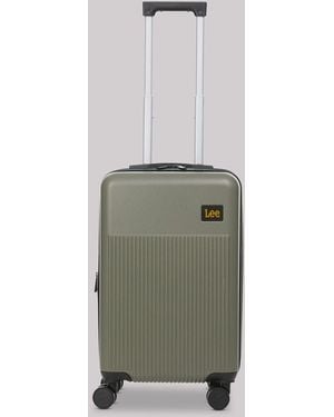 Lee Jeans 21 Inch Hard Side Carry On Luggage - White
