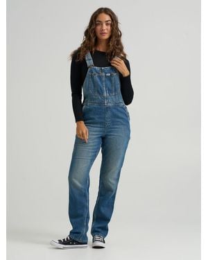 Lee Jeans Womens Slim Straight Overall - Blue