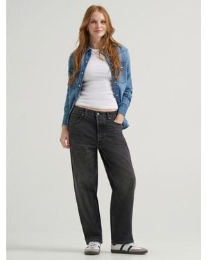Lee Jeans Womens Low Slung Slouch Jeans - Blue