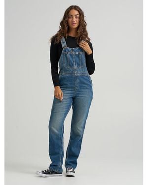 Lee Jeans Womens Slim Straight Overall - Blue