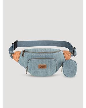 Lee Jeans Womens Denim Belt Bags - Blue