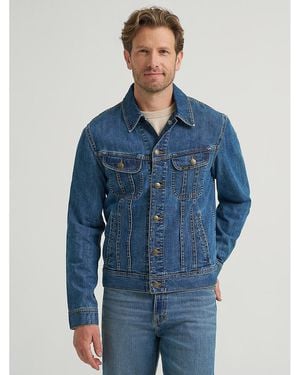 Lee Jeans Mens Legendary Rider Jacket - Blue