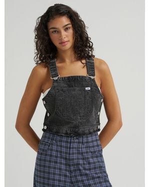 Lee Jeans Womens Bib Overall Top - Blue