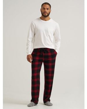 Lee Jeans Mens Waffle Knit Fce Lounge Pants - White