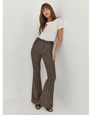 Lee Jeans Womens High Rise Corduroy Flare Jeans - Multicolor