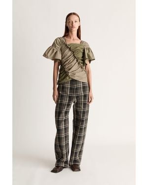 Lee Mathews Betty Blouse - Natural