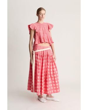 Lee Mathews Nina Skirt - Pink