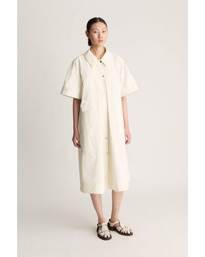 Lee Mathews Eloise Shirt Dress - Natural