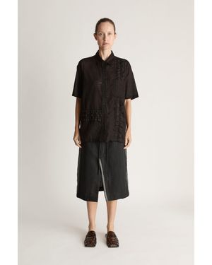 Lee Mathews Victoria Ss Shirt - Black