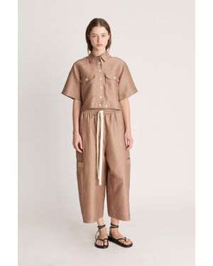 Lee Mathews Rene Ss Shirt - Natural
