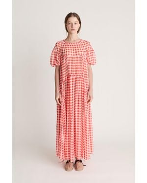 Lee Mathews Clement Maxi Dress - Pink