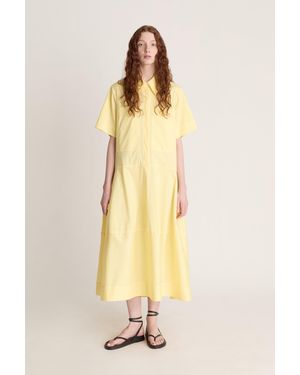 Lee Mathews Emilie Lantern Dress - Yellow