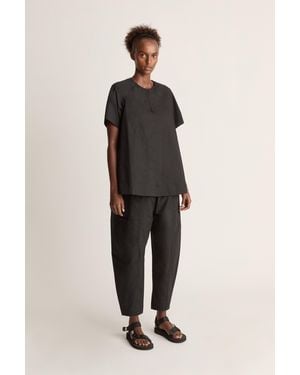 Lee Mathews Lm Poplin Tee - Natural