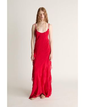 Lee Mathews Jade Dress - Red