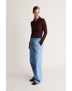 Lee Mathews Heather Pant - Blue