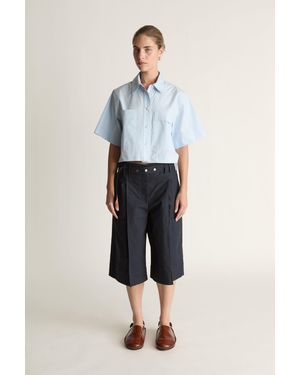 Lee Mathews Gilbert Ss Shirt - Blue