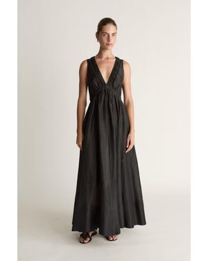 Lee Mathews Freddie Maxi Dress - Black