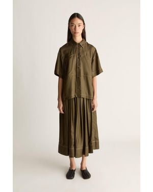 Lee Mathews Sloane Ss Shirt - Natural