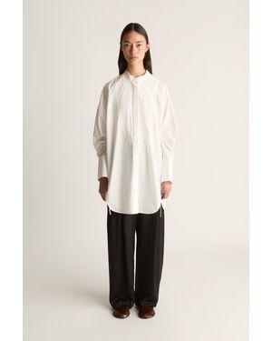 Lee Mathews Talbert Gathered Shirt - Natural