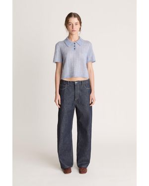 Lee Mathews Mila Ss Polo - Blue