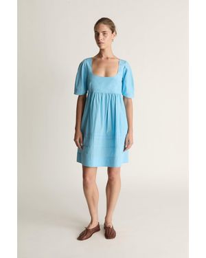 Lee Mathews Clara Mini Dress - Blue