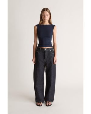 Kye Intimates Recline Bateau Sleeveless Tank - Blue