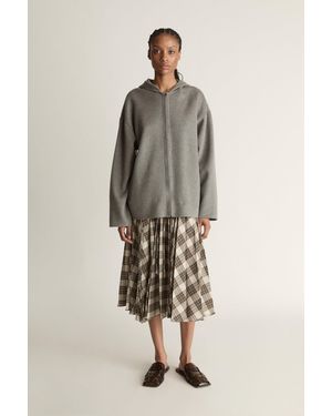 Lee Mathews Florentine Cashmere Hooded Jacket - Natural