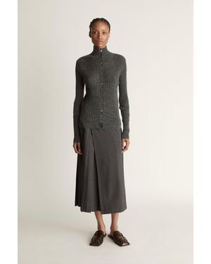 Lee Mathews Mila Turtleneck Cardigan - Multicolor
