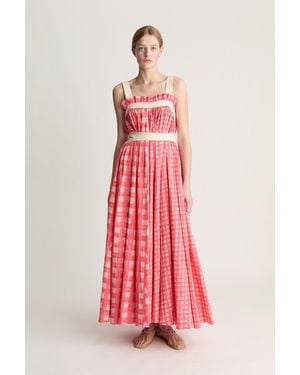 Lee Mathews Nina Maxi Dress - Red