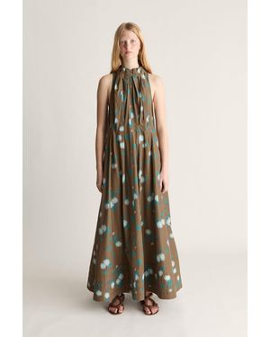 Lee Mathews Lettie Silk Maxi Dress - Green