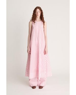 Lee Mathews Tabi Sleeveless Dress - Pink