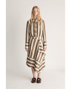 Lee Mathews Tennant Drape Skirt - Natural