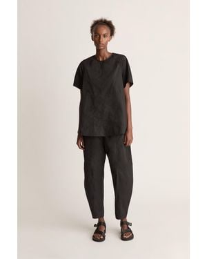 Lee Mathews Lm Poplin Tee - Natural