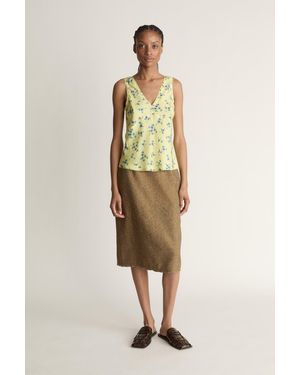 Lee Mathews Maisie Silk Cami - Natural