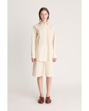 Lee Mathews Broderie Shirt - Natural
