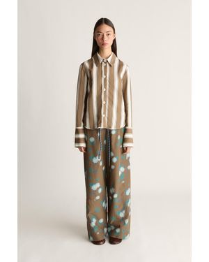 Lee Mathews Tennant Ls Shirt - Natural