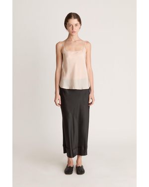 Lee Mathews Silk Habotai Cami - Natural