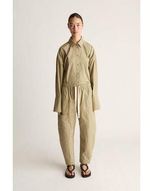 Lee Mathews Lm Poplin Pant - Natural