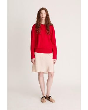 Lee Mathews Cashmere Crewneck - Red