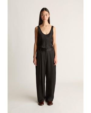 Lee Mathews Powell Pleated Pant - Black
