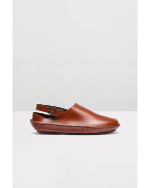 Hebe Studio Hereu Cargol Slingback - Brown