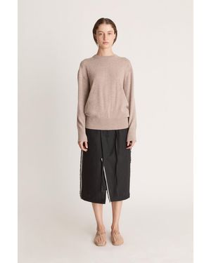 Lee Mathews Cashmere Crewneck - Natural
