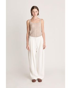Lee Mathews Grace Pant - Natural