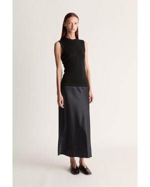 Lee Mathews Stella Silk Satin Skirt - Multicolor