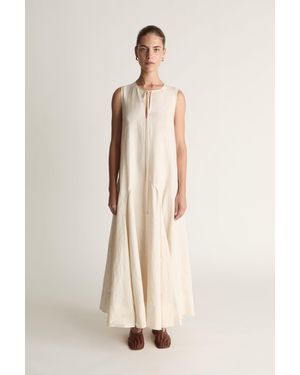 Lee Mathews Lea Maxi Dress - Natural