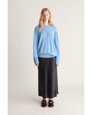 Lee Mathews Cashmere Crewneck - Blue