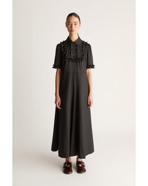 Lee Mathews Balfour Midi Dress - Black