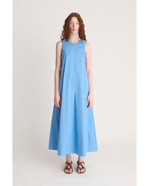 Lee Mathews Rina Sleeveless Dress - Blue